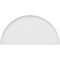 Ekena Millwork Half Round Smooth Architectural Grade PVC Pediment, 54"W x 27"H x 2"P PEDPS054X270HRO00 - alternate 3